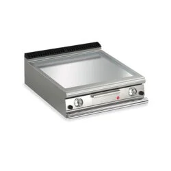 BARON Q70FTT/G805 2 Burner Gas Fry Top With Smooth Chrome Plate And Thermostat Control